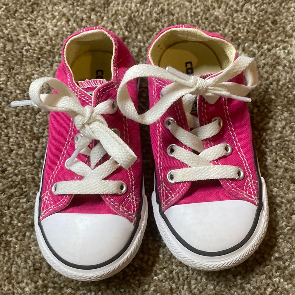 Toddler Girl Pink Converse Sneakers